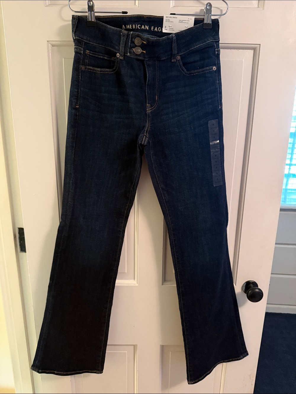 American Eagle Outfitters Men’s Dark Indigo Bootcut Jeans